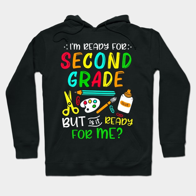 Back To School Ready For Second Grade First Day Of School Hoodie by cogemma.art